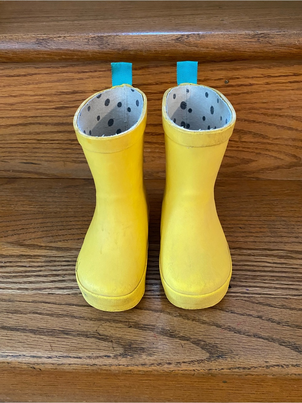 Ten Little Kids Yellow Rain boots - Size 6